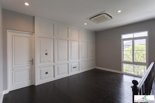 Nantawan Bangna| New Two Storey Four Bedroom House Situated on a Corner Lot in Bangna