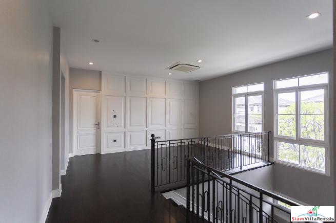 Nantawan Bangna| New Two Storey Four Bedroom House Situated on a Corner Lot in Bangna