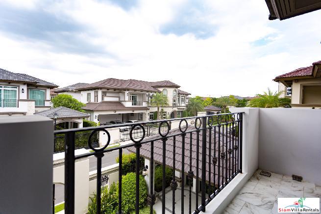 Nantawan Bangna| New Two Storey Four Bedroom House Situated on a Corner Lot in Bangna