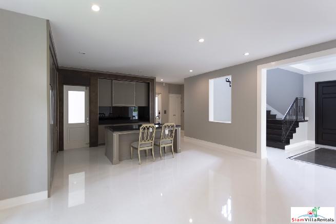 Nantawan Bangna| New Two Storey Four Bedroom House Situated on a Corner Lot in Bangna