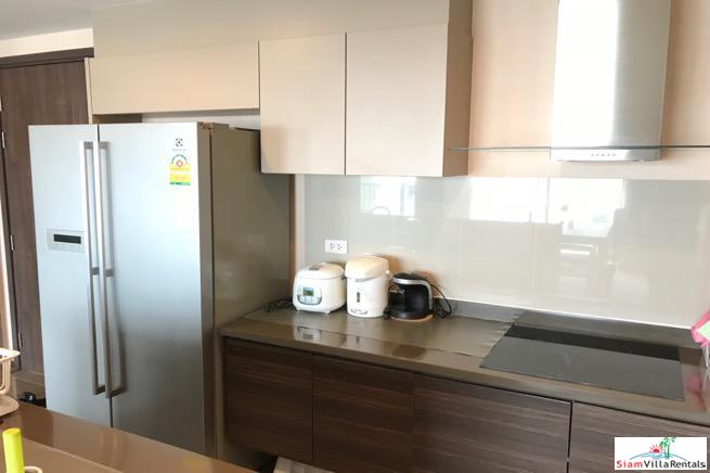 Teal Sathorn- Taksin | City Views from the 27th Floor of this Furnished Three Bedroom Condo in Wongwian Yai