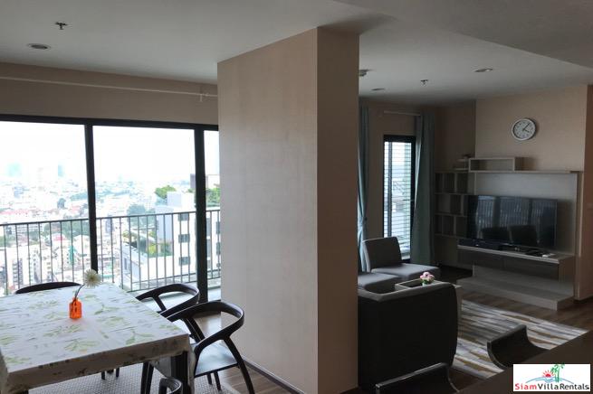 Teal Sathorn- Taksin | City Views from the 27th Floor of this Furnished Three Bedroom Condo in Wongwian Yai