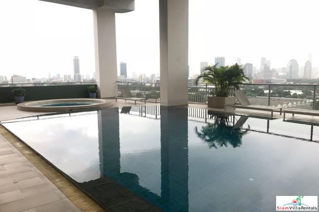 Lake Green | Fabulous City Views from this Two Bedroom Condo Near Benchakiti Park, Nana