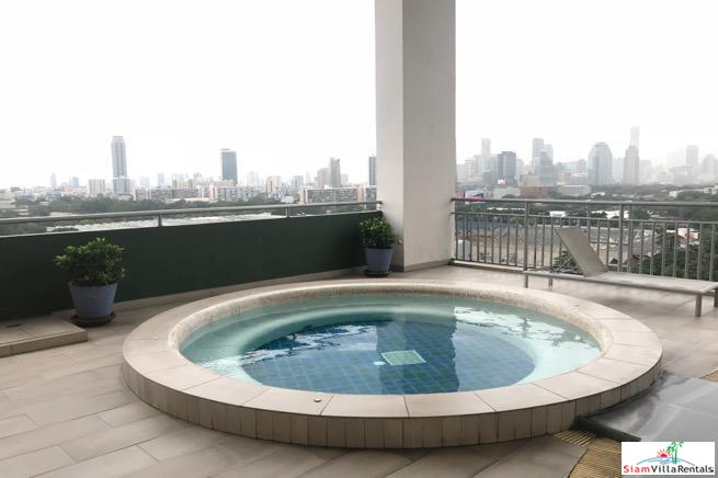 Lake Green | Fabulous City Views from this Two Bedroom Condo Near Benchakiti Park, Nana