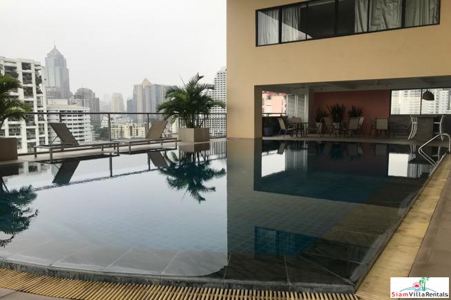 Lake Green | Fabulous City Views from this Two Bedroom Condo Near Benchakiti Park, Nana