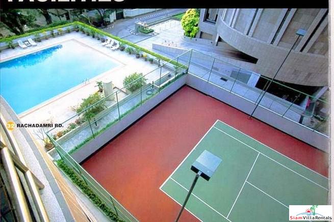 Baan Somthavil | Spacious Two Bedroom with Views of Lumpini Park and Royal Bangkok Sport Club in Ratchadamri