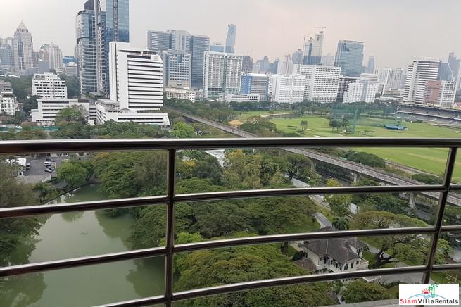 Baan Somthavil | Spacious Two Bedroom with Views of Lumpini Park and Royal Bangkok Sport Club in Ratchadamri