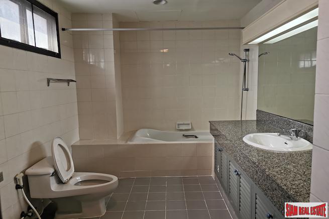 Spacious Two Bedroom Apartment for Rent with Two Balconies in Low Density Building - Phrom Phong
