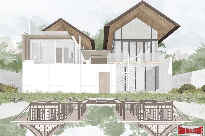 Spacious New Four Bedroom Pool Villa with Basement Plan for Sale in Cherng Talay